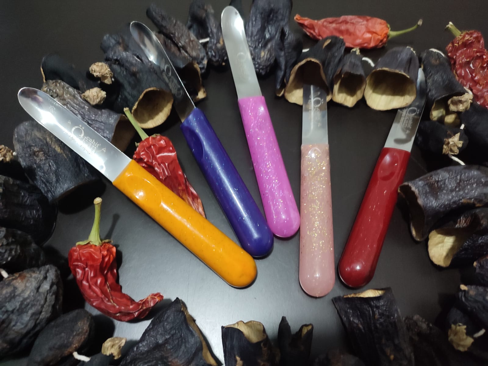 10'lu Set Plastik Simli Saplı Sebze Meyve Oyma Bıçağı